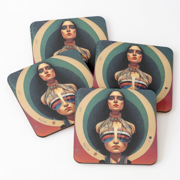 Item preview, Astronaut Native Goddess Nr. 6 designed and sold by thesupremewiz.