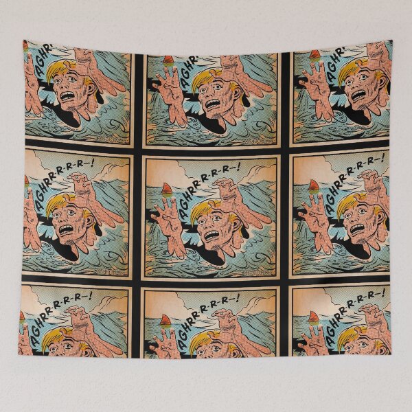 Artikelvorschau, SHARK ATTACK COMIC PANEL entworfen und verkauft von ANTIQUITees.