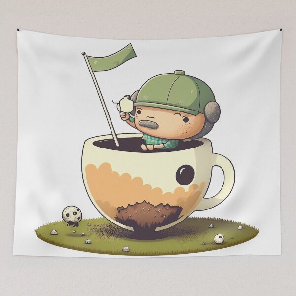 Item preview, Tea Off Golf designed and sold by JigglePeek.