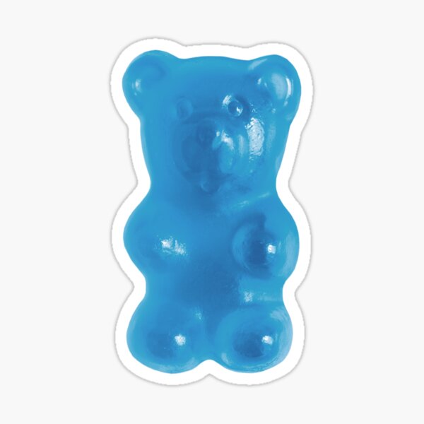 Item preview, gummy bear (light blue) designed and sold by mystudiocreate.