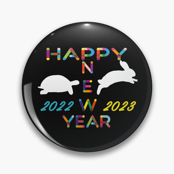 Item preview, goodbye 2022 Turtle hello 2023 Rabbit happy new year 2023 new year's eve designed and sold by CuteHigh01.