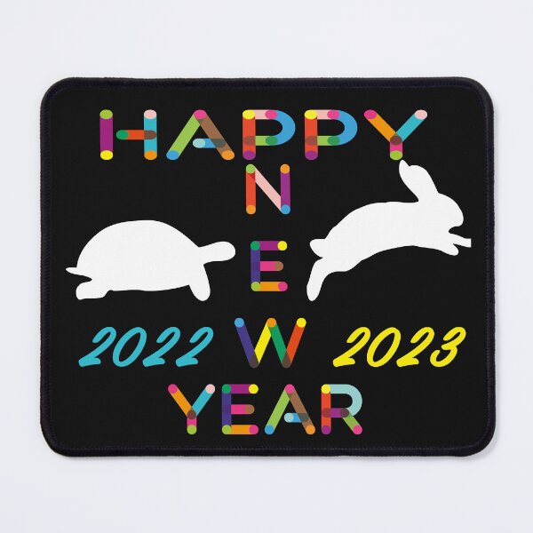 Item preview, goodbye 2022 Turtle hello 2023 Rabbit happy new year 2023 new year's eve designed and sold by CuteHigh01.