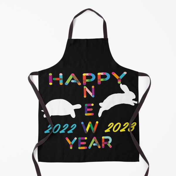 Item preview, goodbye 2022 Turtle hello 2023 Rabbit happy new year 2023 new year's eve designed and sold by CuteHigh01.