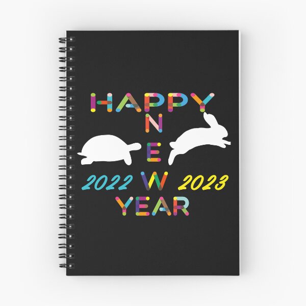 Item preview, goodbye 2022 Turtle hello 2023 Rabbit happy new year 2023 new year's eve designed and sold by CuteHigh01.