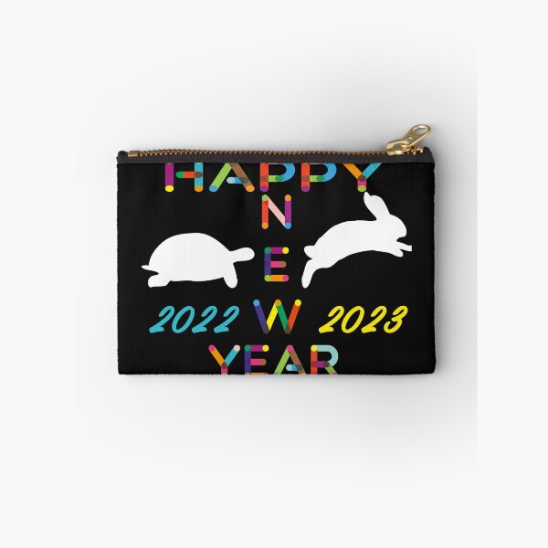 Item preview, goodbye 2022 Turtle hello 2023 Rabbit happy new year 2023 new year's eve designed and sold by CuteHigh01.