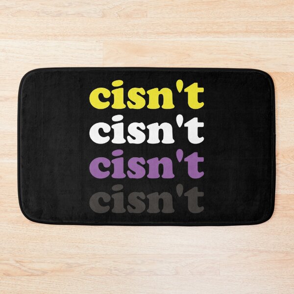 Item preview, Cisn't Non Binary Pride Nonbinary Flag Cisgender Pun Enby NB designed and sold by Queer Pride Shop.