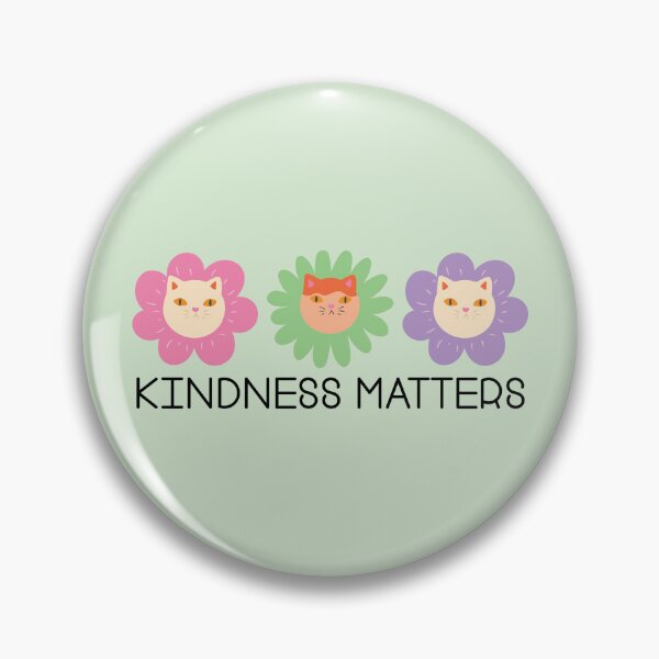 Item preview, Cute Cats and Flowers Kindness Matters  designed and sold by bolimj.