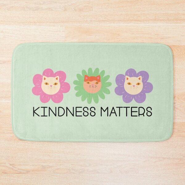 Item preview, Cute Cats and Flowers Kindness Matters  designed and sold by bolimj.