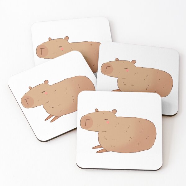 Item preview, Cute sleepy capybara illustration  designed and sold by Mayarart.