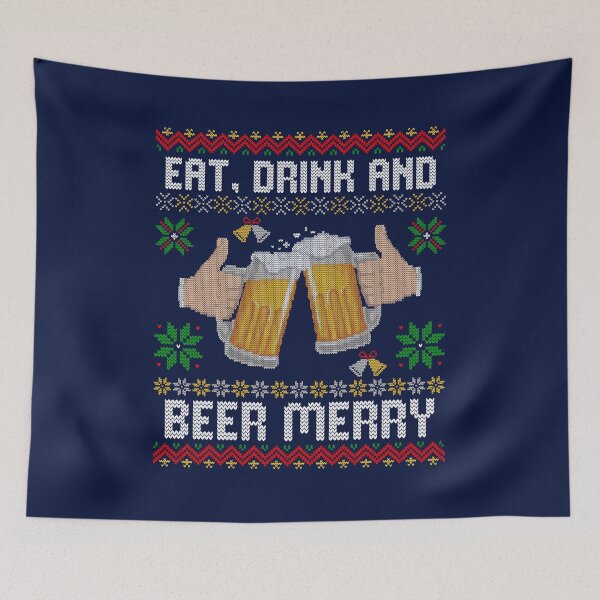 Item preview, Eat, Drink and Beer Merry designed and sold by StudioNMdesign.