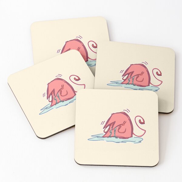Item preview, cat sobbing (red) || neurotic cats designed and sold by pumkin patchwork.