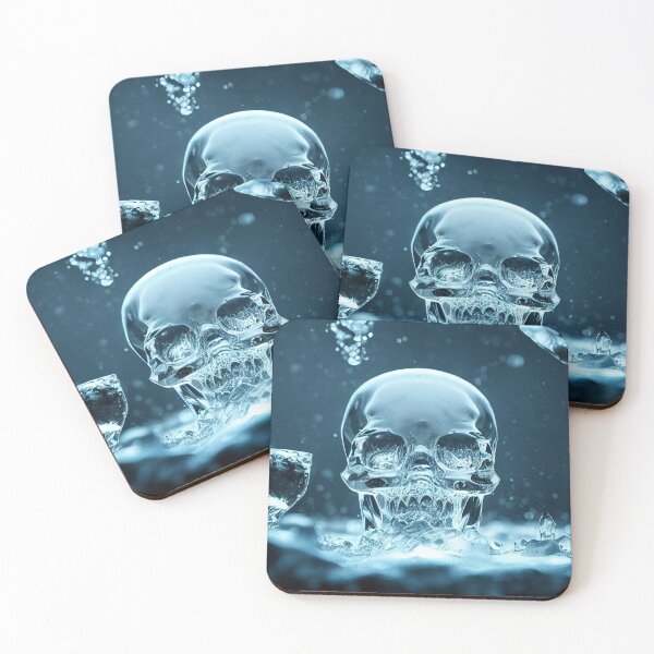 Item preview,  Una calavera hecha de hielo. designed and sold by Maniock.