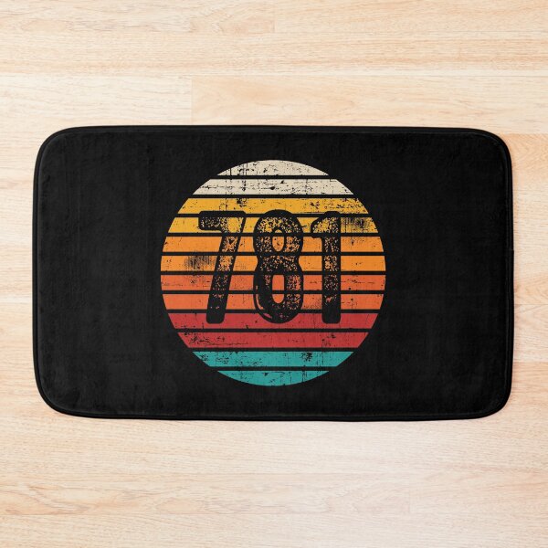 Item preview, Distressed Vintage Sunset 781 Area Code designed and sold by Gold Wings Tees.