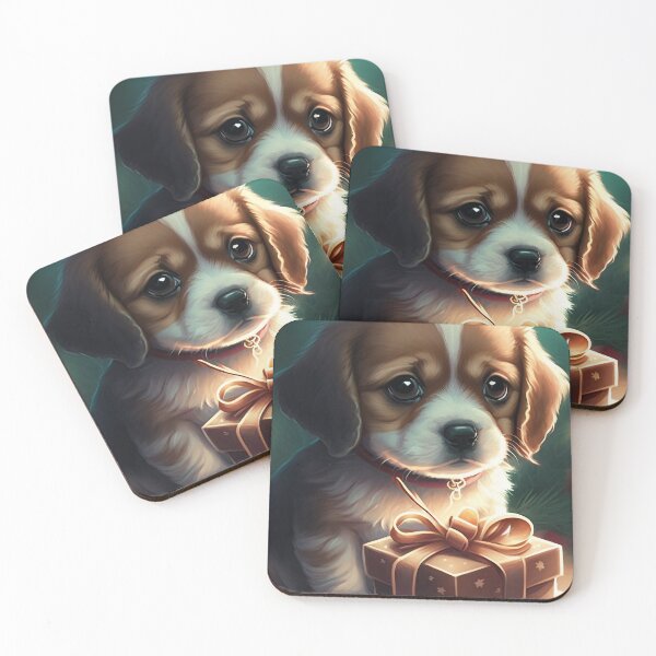 Item preview, Puppys First Christmas designed and sold by JigglePeek.