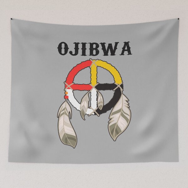 Item preview, OJIBWA - Ojibwe Nation Medicine Wheel designed and sold by TravelHappiness.