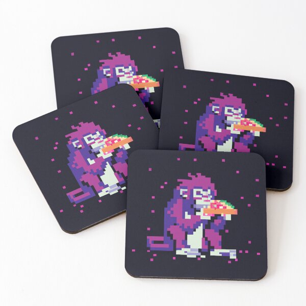 Item preview, Monkey Eating a Pizza Collection: 5 designed and sold by d3din5ide.