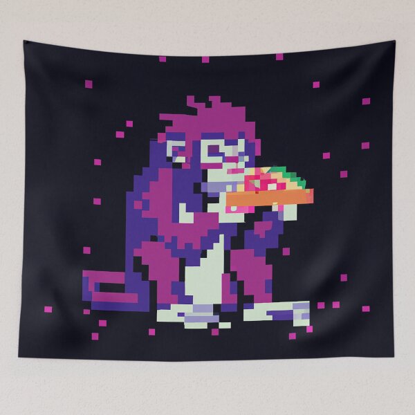 Item preview, Monkey Eating a Pizza Collection: 5 designed and sold by d3din5ide.