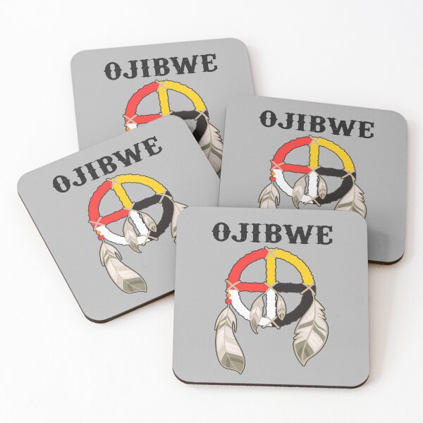 Item preview, OJIBWE - Ojibwa Nation Medicine Wheel designed and sold by TravelHappiness.