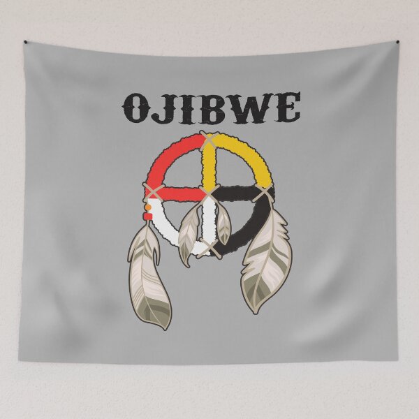 Item preview, OJIBWE - Ojibwa Nation Medicine Wheel designed and sold by TravelHappiness.