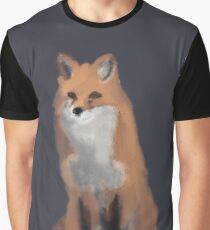 Simplistic Red Fox Graphic T-Shirt