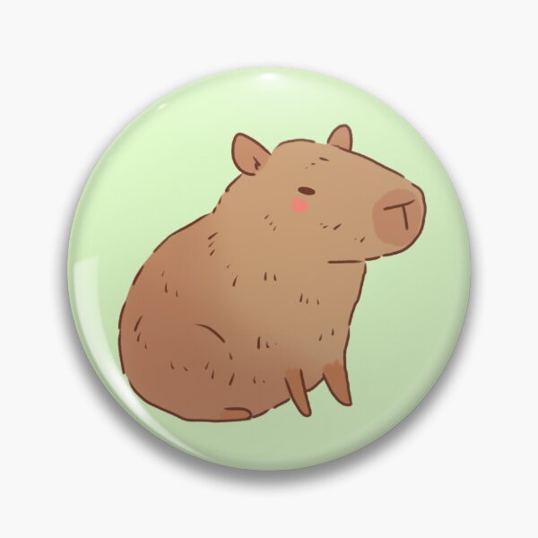 Item preview, capybara illustration  designed and sold by Mayarart.