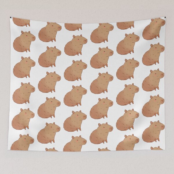 Item preview, capybara illustration  designed and sold by Mayarart.