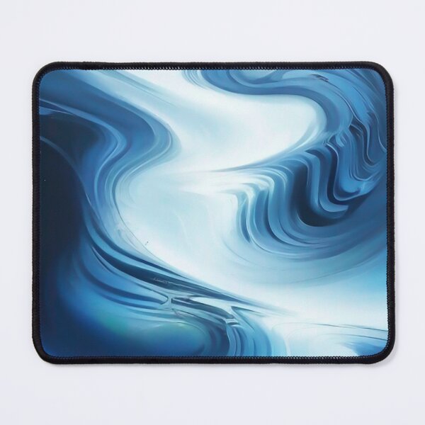 Artikelvorschau, Fluid Abstract Modern Art Blue Texture Wave Waves Sea Ocean Beach entworfen und verkauft von CattlettArt.