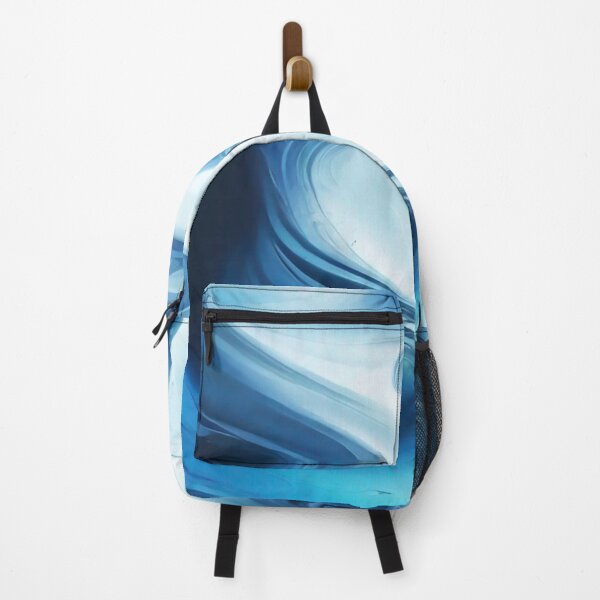 Item preview, Fluid Abstract Modern Art Blue Texture Wave Waves Sea Ocean Beach designed and sold by CattlettArt.