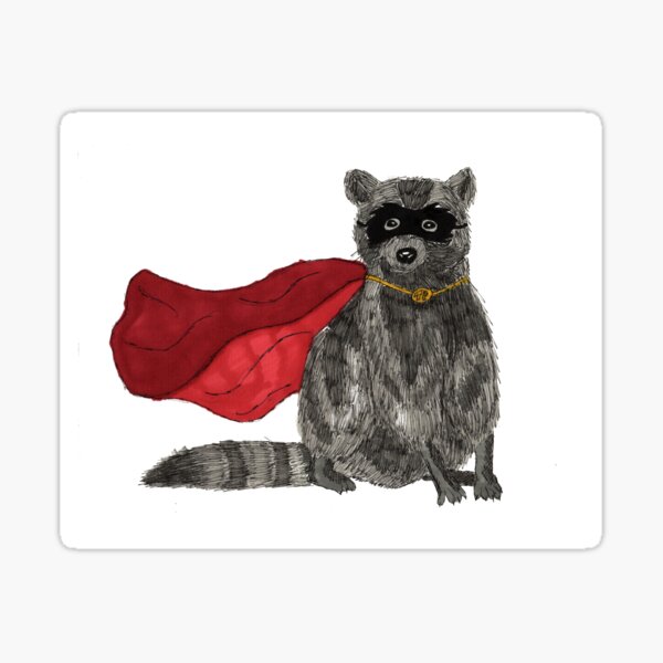 Super Raccoon! Sticker