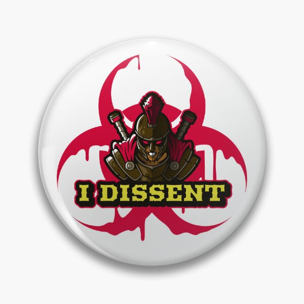 Item preview, I dissent red warrior designed and sold by FreedomAlways.
