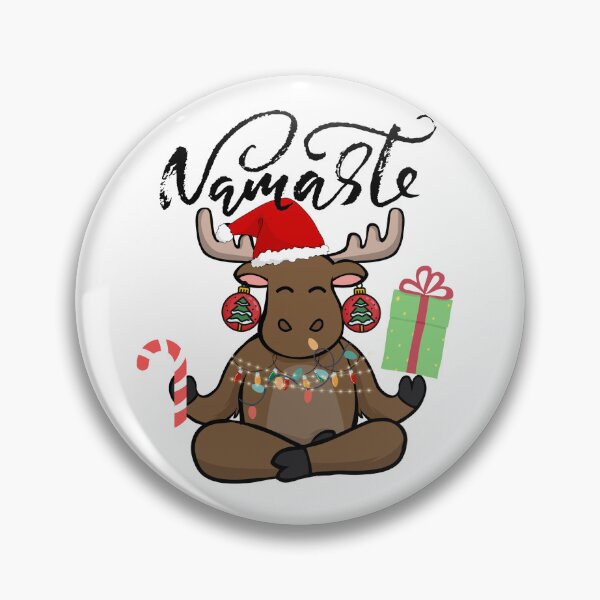 Item preview, Rudolph the yogi namaste designed and sold by SageYogaRetreat.