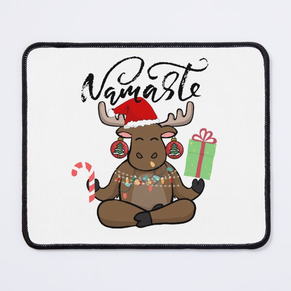 Item preview, Rudolph the yogi namaste designed and sold by SageYogaRetreat.