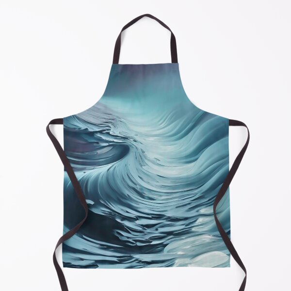 Item preview, New Trendy Fluid Abstract Water Beach Ocean Waves designed and sold by CattlettArt.