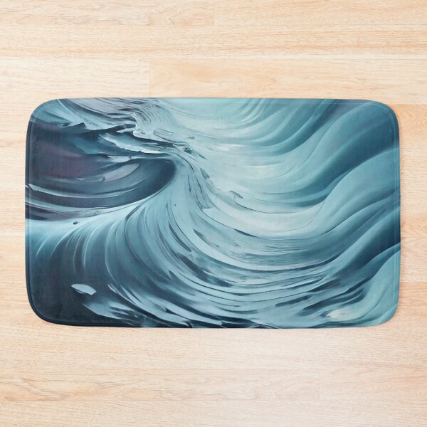 Item preview, New Trendy Fluid Abstract Water Beach Ocean Waves designed and sold by CattlettArt.