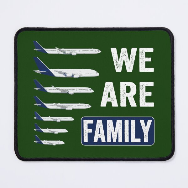 Item preview, Airbus plane family - gift pilot designed and sold by FouDeeziner.