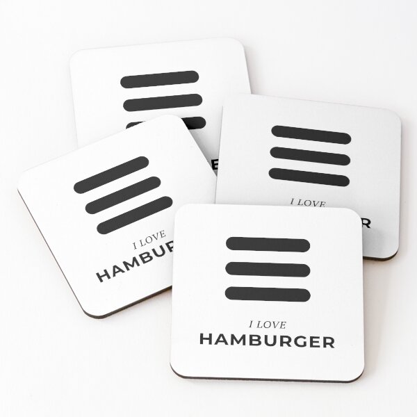 Item preview, I Love Hamburger Funny UX/UI Designer designed and sold by knapst.