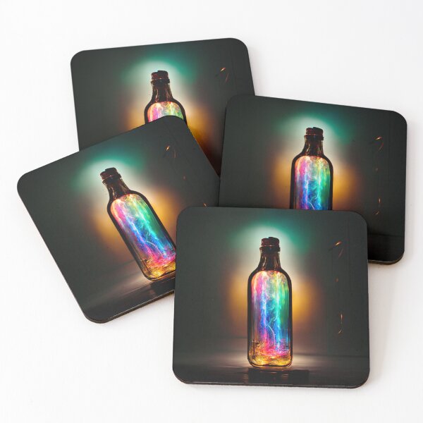 Item preview, Multicolored Lightning Trapped in a Bottle designed and sold by Galviato.