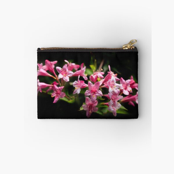 Item preview, Pink flowers on black background designed and sold by olena2552.