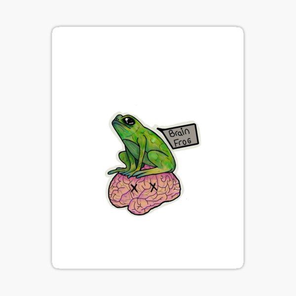 Pain' Frog Sticker, Frog Gifts