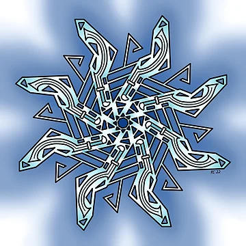 Artwork thumbnail, Khopesh Snowflake by RayRayViolet