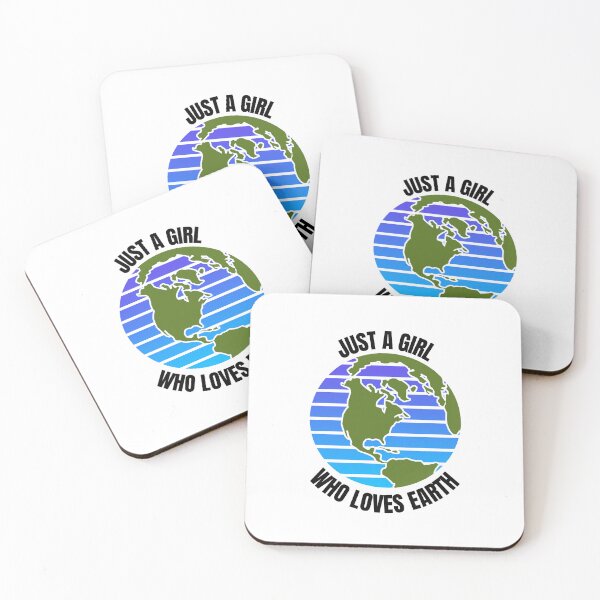 Item preview, Just A Girl Who Loves Earth Recycle Volunteer Environment Save Planet designed and sold by DadJokeDescript.