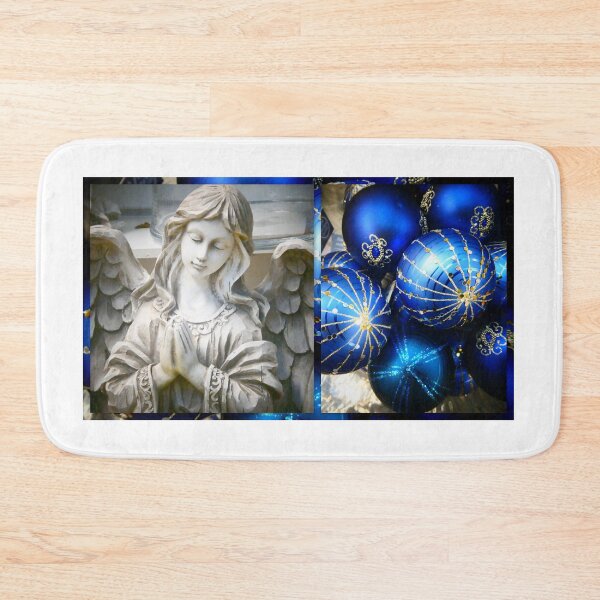 Item preview, Blue Christmas with praying angel designed and sold by angel1.