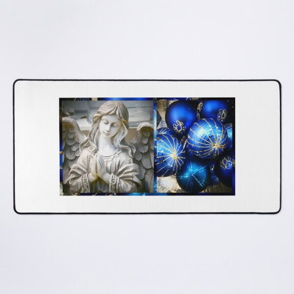 Item preview, Blue Christmas with praying angel designed and sold by angel1.