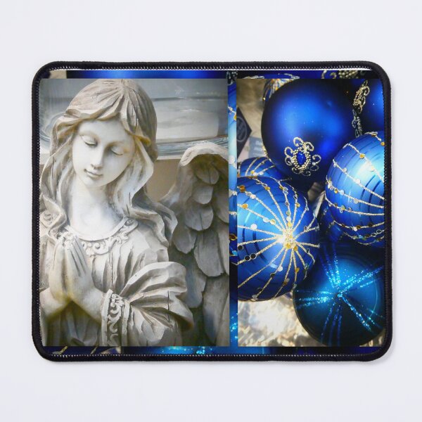 Item preview, Blue Christmas with praying angel designed and sold by angel1.