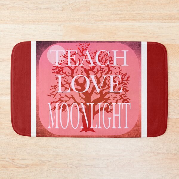 Artikelvorschau, PINK Teach Love Moonlight Humorvolles Lehrergeschenk entworfen und verkauft von EdwardMonet.
