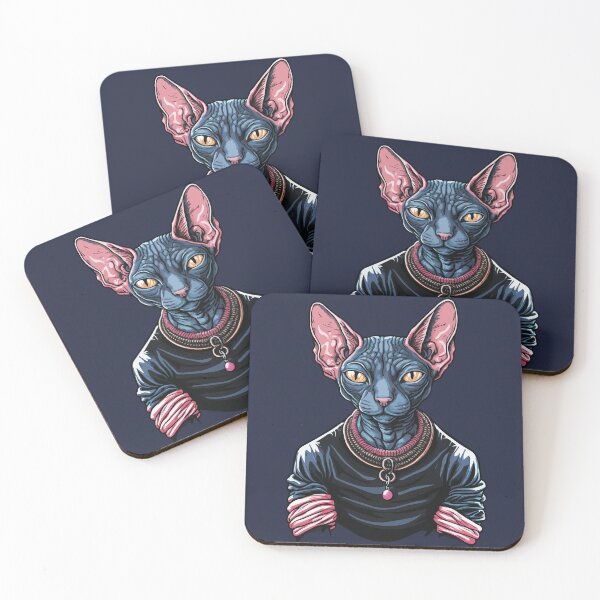 Item preview, Sphynx cat designed and sold by NewOldArtsy.