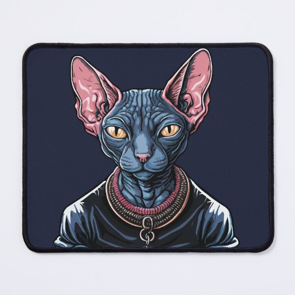 Item preview, Sphynx cat designed and sold by NewOldArtsy.