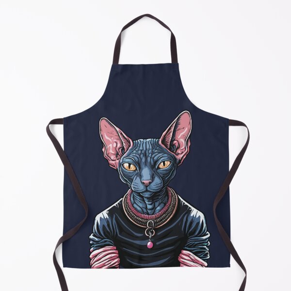 Item preview, Sphynx cat designed and sold by NewOldArtsy.