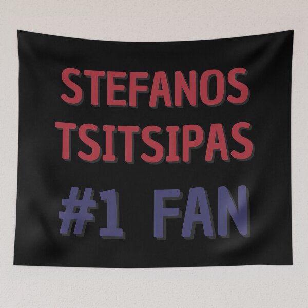 Item preview, Stefanos Tsitsipas - #1 Fan designed and sold by Rybariuns.