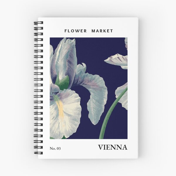 Item preview, Flower Market Vienna Navy Blue Floral designed and sold by blazingbloom.